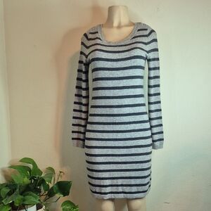 Banana Republic Long Sleeve Striped Dress